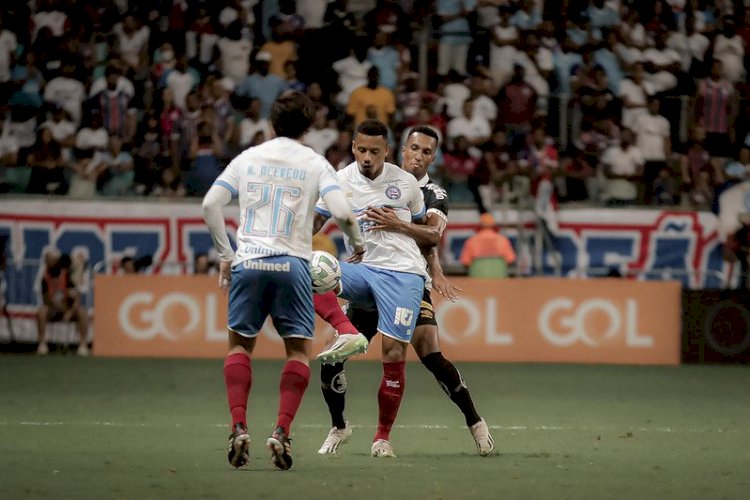 Bahia sofre revés no final do jogo e prede para o Santos