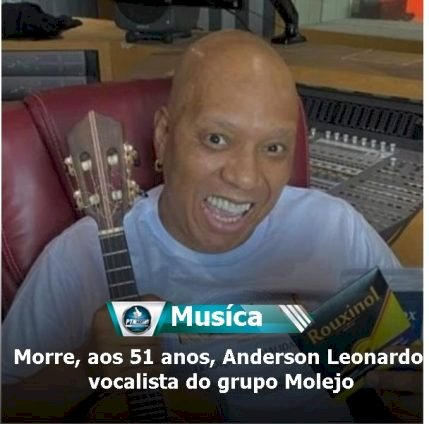 Morre, aos 51 anos, Anderson Leonardo, vocalista do grupo Molejo